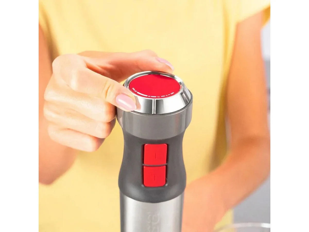 Batidora de mano Ufesa BP4654 1200W 20 velocidades con accesorios gris/negro