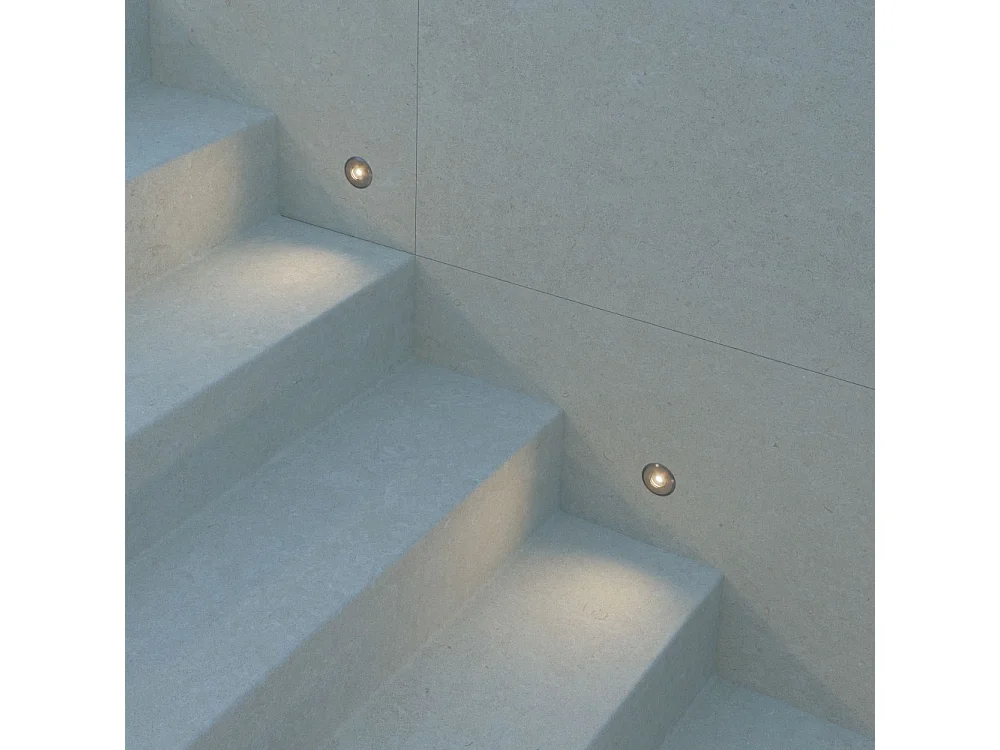 Beneito & Faure - Nix 2W 3000K LED-trapverlichting voor buiten - IP67 inbouwspot voor wand of vloer met warm licht