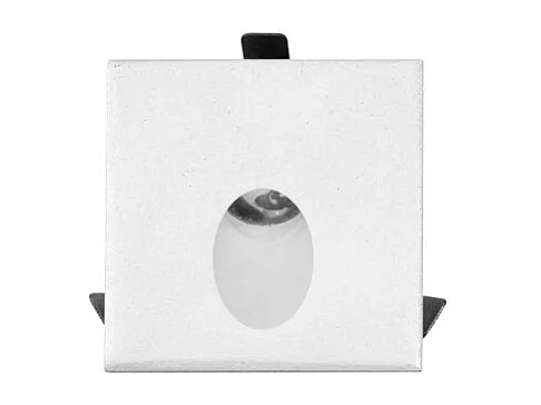 Luky - Beneito & Faure LED inbouwspot - 2W, 3200K warm licht, 65° - Witte vierkante inbouwspot