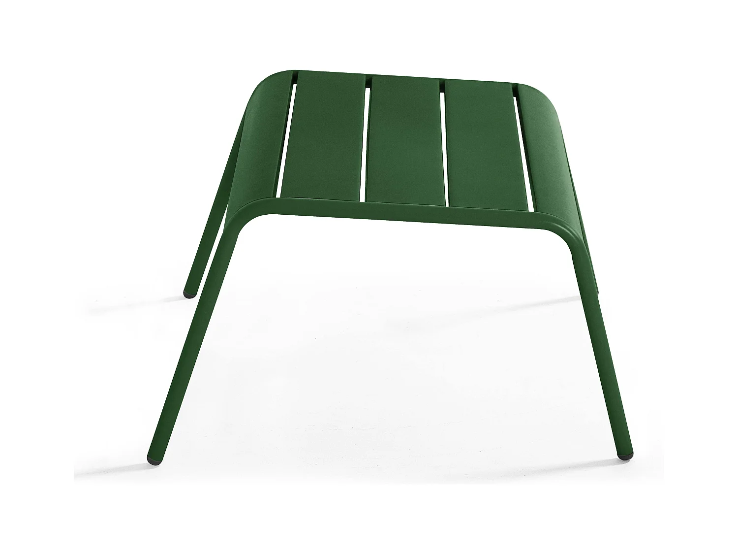 Fauteuil relax et repose pied en métal Vert forêt - Palavas