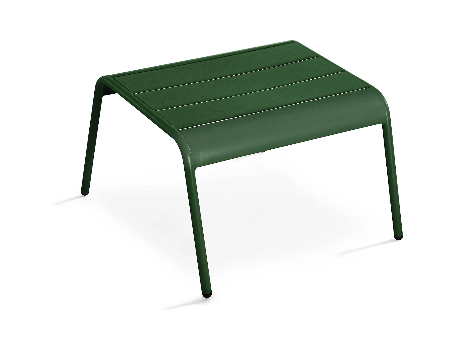 Fauteuil relax et repose pied en métal Vert forêt - Palavas