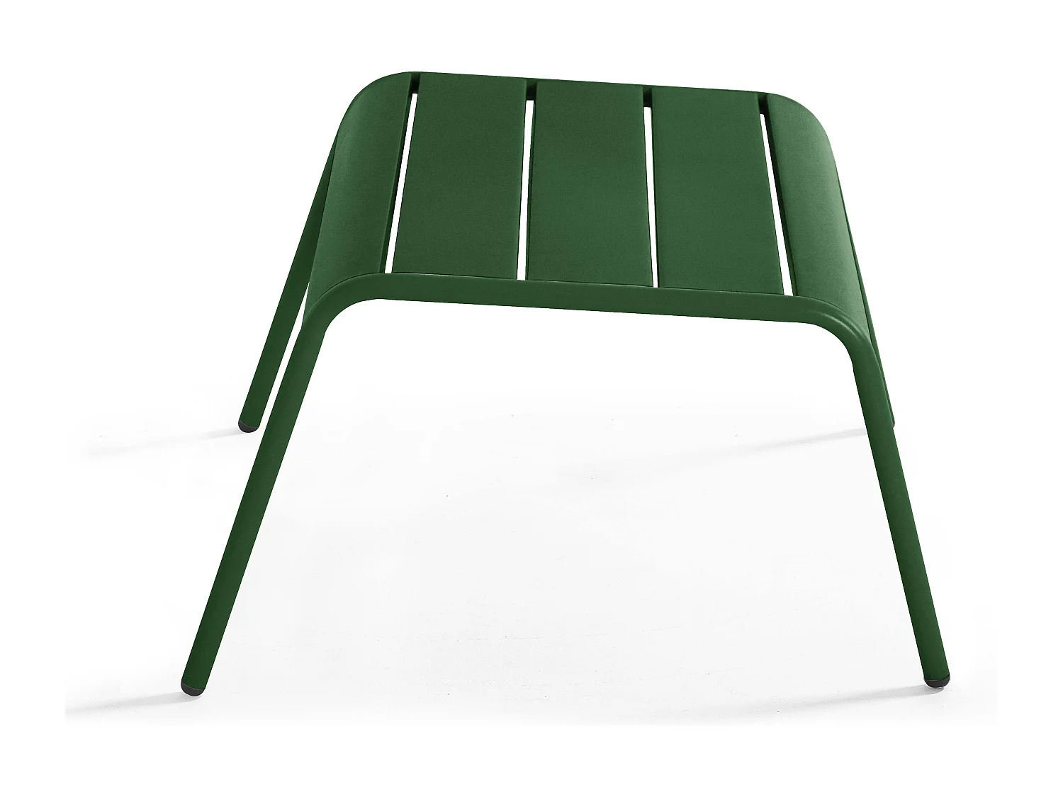 Fauteuil relax et repose pied en métal Vert forêt - Palavas