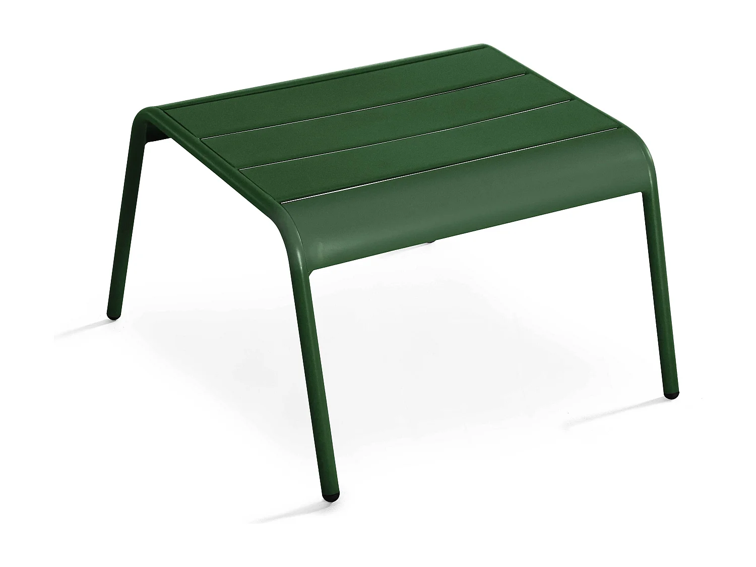 Fauteuil relax et repose pied en métal Vert forêt - Palavas