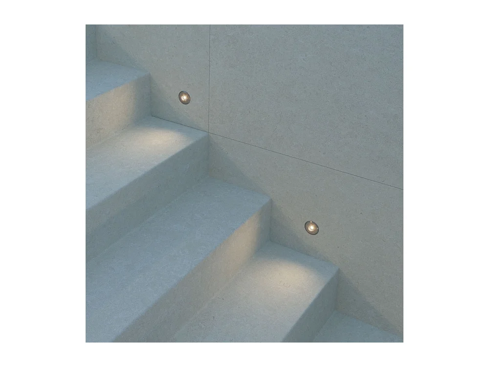 Beneito & Faure - Balise LED d'extérieur Ina 2W 3000K - Spot encastré IP67 pour mur ou sol avec lumière chaude