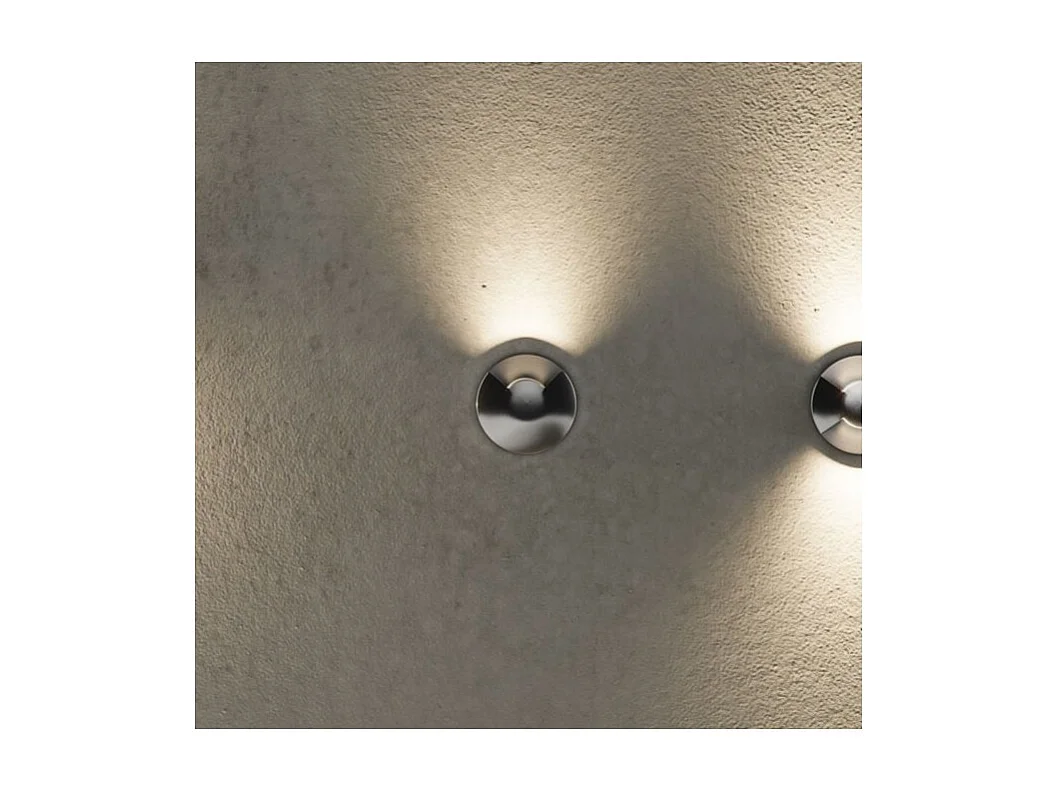 Beneito & Faure - Ina 2W 3000K udendørs LED-trinlampe - IP67 varmt lys indbygget spotlight til væg eller gulv