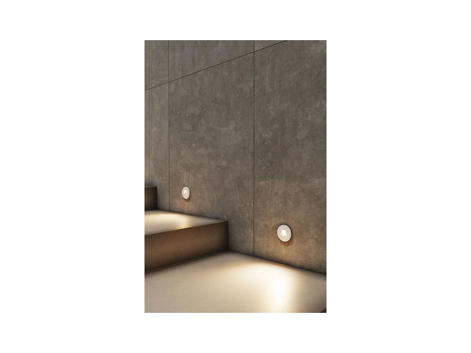 Beneito & Faure - Spot LED encastré Pun 3 W - Interrupteur CCT 2700 K/3200 K/4000 K - Noir et blanc