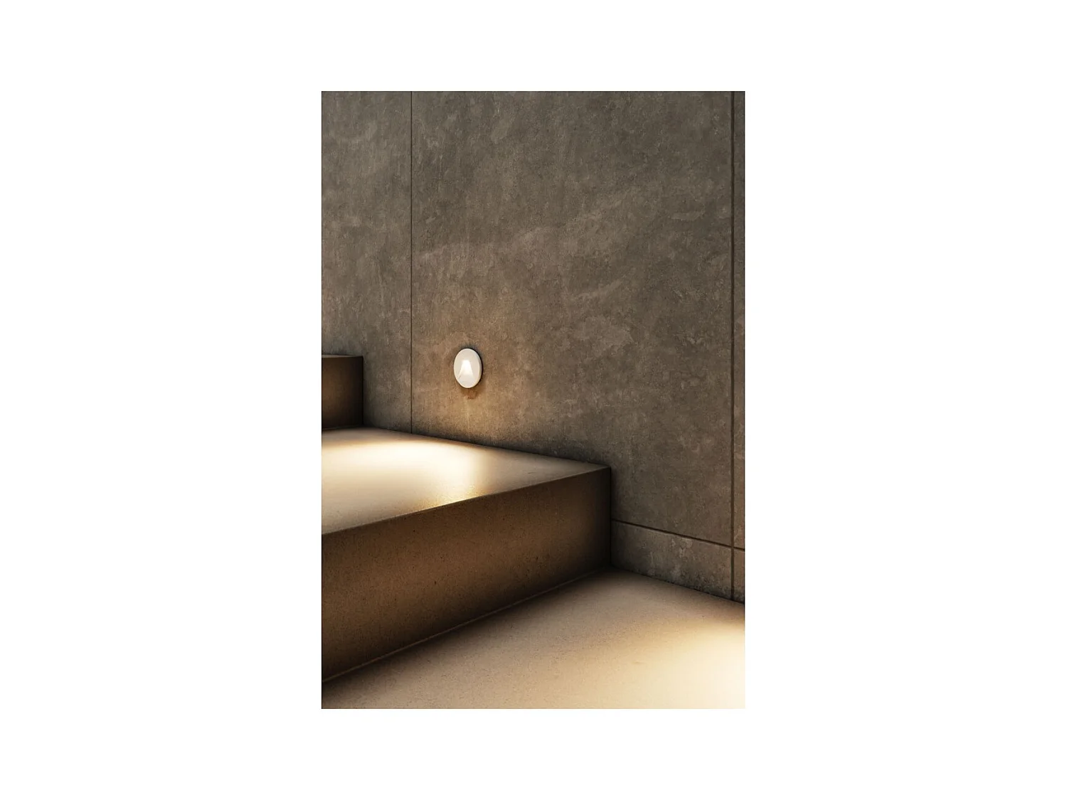 Beneito & Faure - Spot LED encastré Pun 3 W - Interrupteur CCT 2700 K/3200 K/4000 K - Noir et blanc