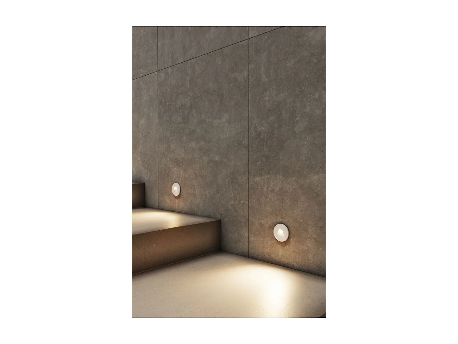 Beneito & Faure - Pun 3W LED inbouwtrapverlichting - CCT-schakelaar 2700K/3200K/4000K - Zwart-wit