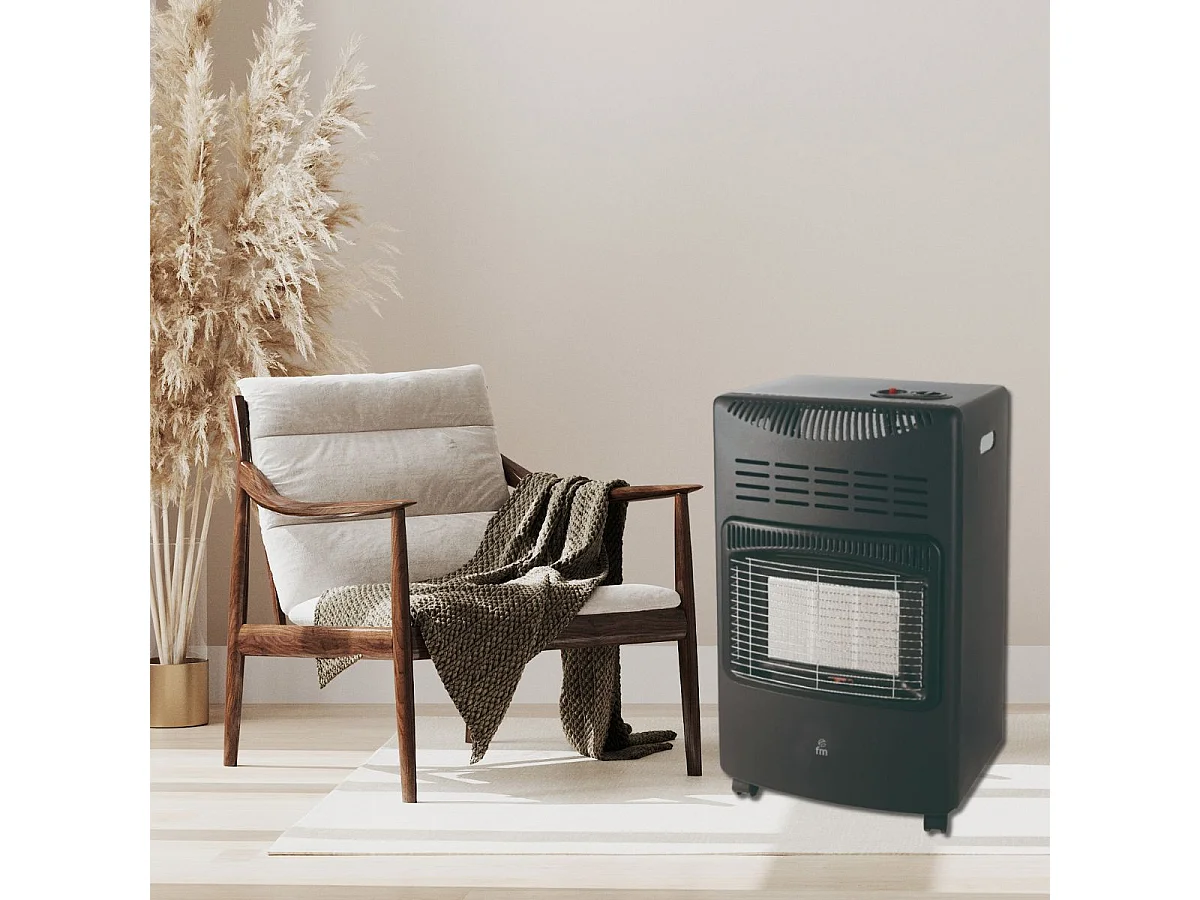 Estufa catalítica FM KERA-42  4200W  panel cerámico negro