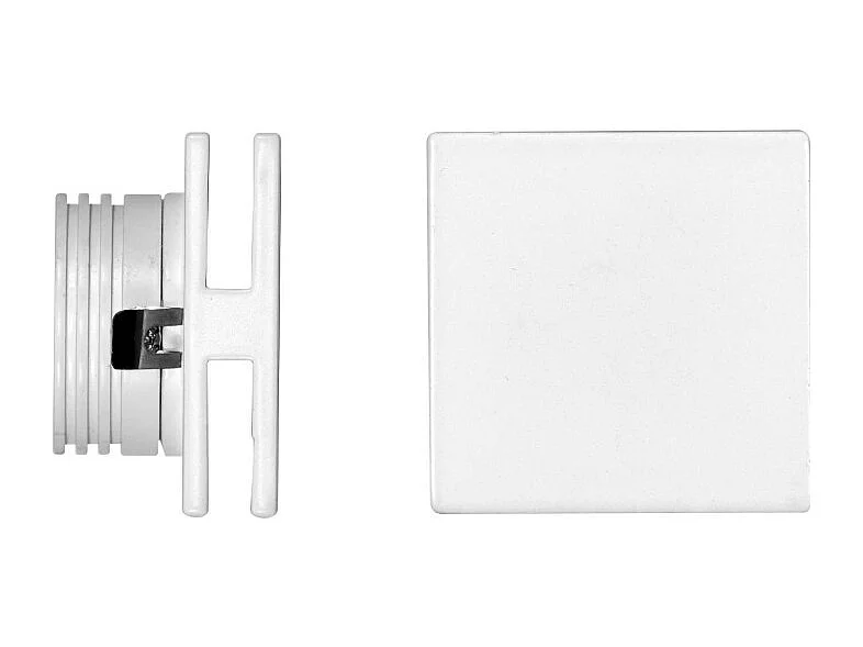 Port - Beneito & Faure LED inbouw wandlamp - 4W, 3000K warm licht, 120° - Witte vierkante inbouw wandlamp