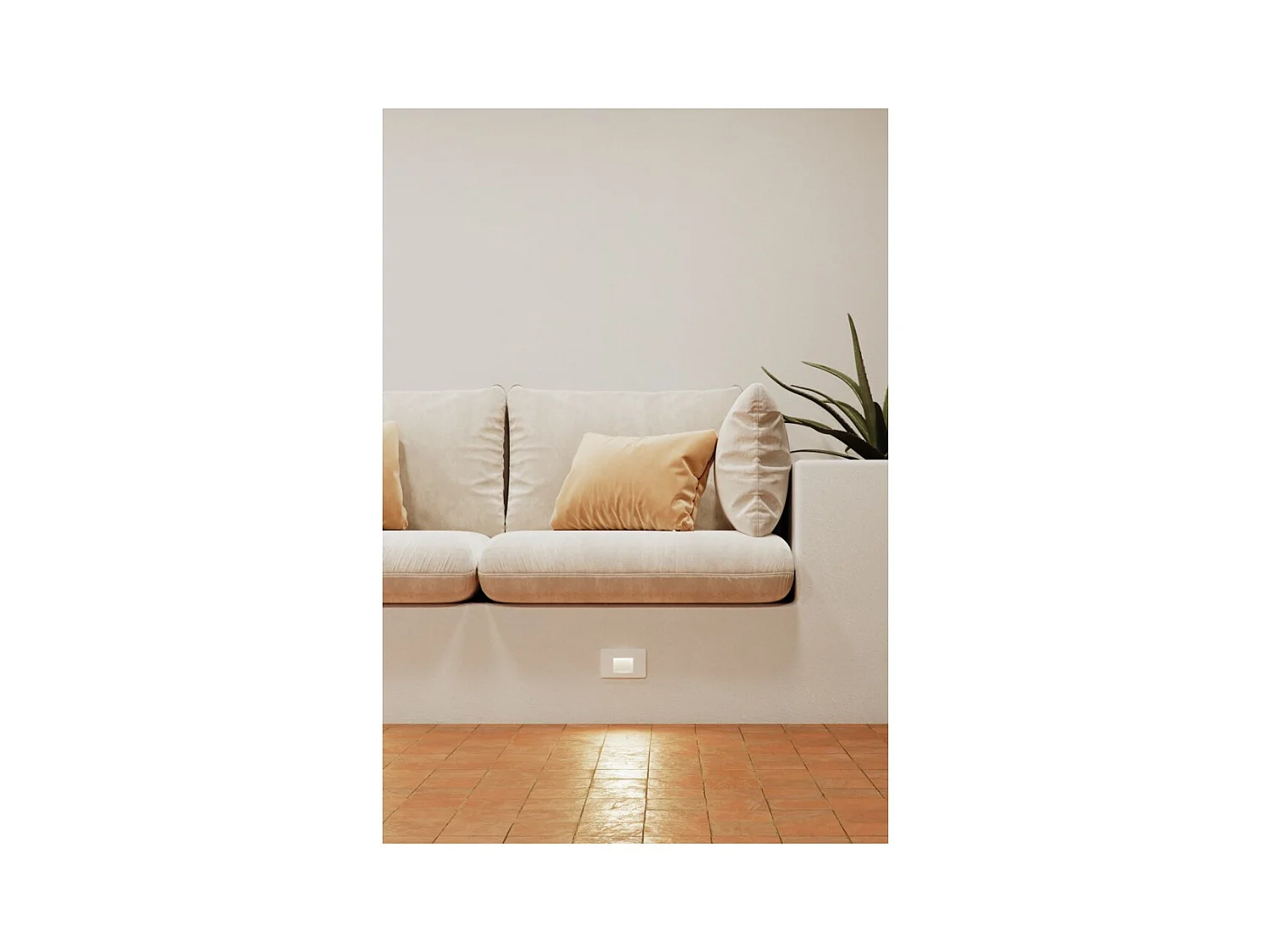 Beneito & Faure - Mis Sq Wall 3W LED inbouw trapverlichting - Vierkante wandtrapverlichting IP65 schakelaar 2700K/3200K/4000K - Zwart