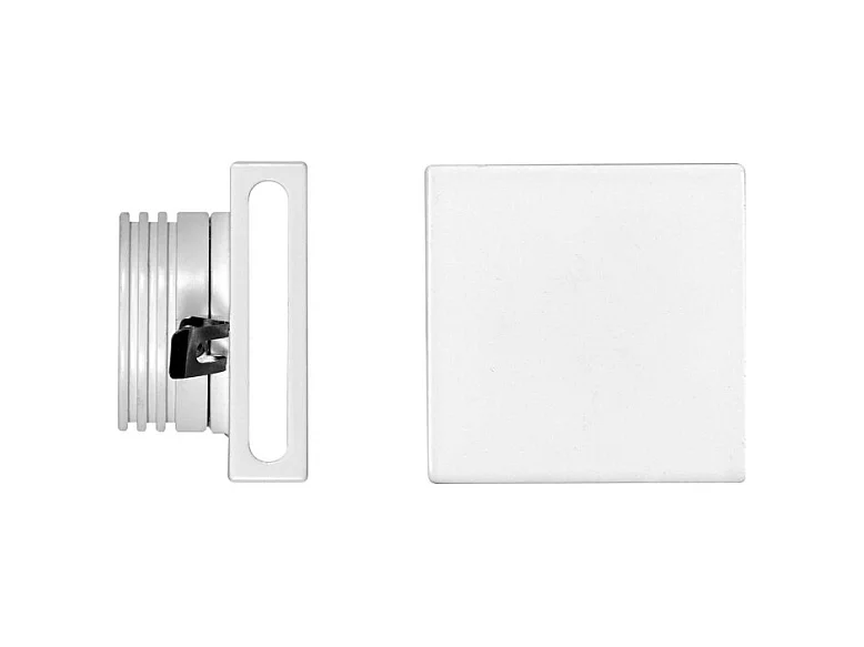 Steps - Beneito & Faure LED inbouw trapverlichting - 4W, 3000K warm licht, 120° - Witte vierkante inbouwwandlamp