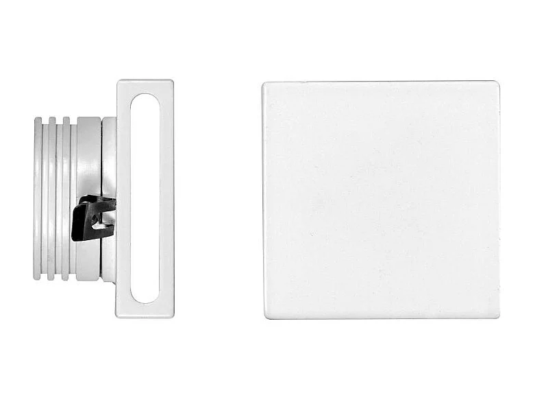 Steps - Beneito & Faure LED inbouw trapverlichting - 4W, 3000K warm licht, 120° - Witte vierkante inbouwwandlamp