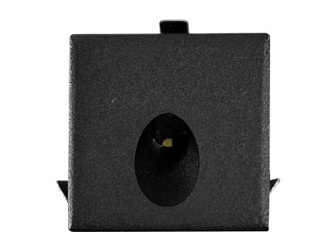 Luky - Beneito & Faure LED inbouwspot - 2W, 3200K warm licht, 65° - Zwarte vierkante inbouwspot