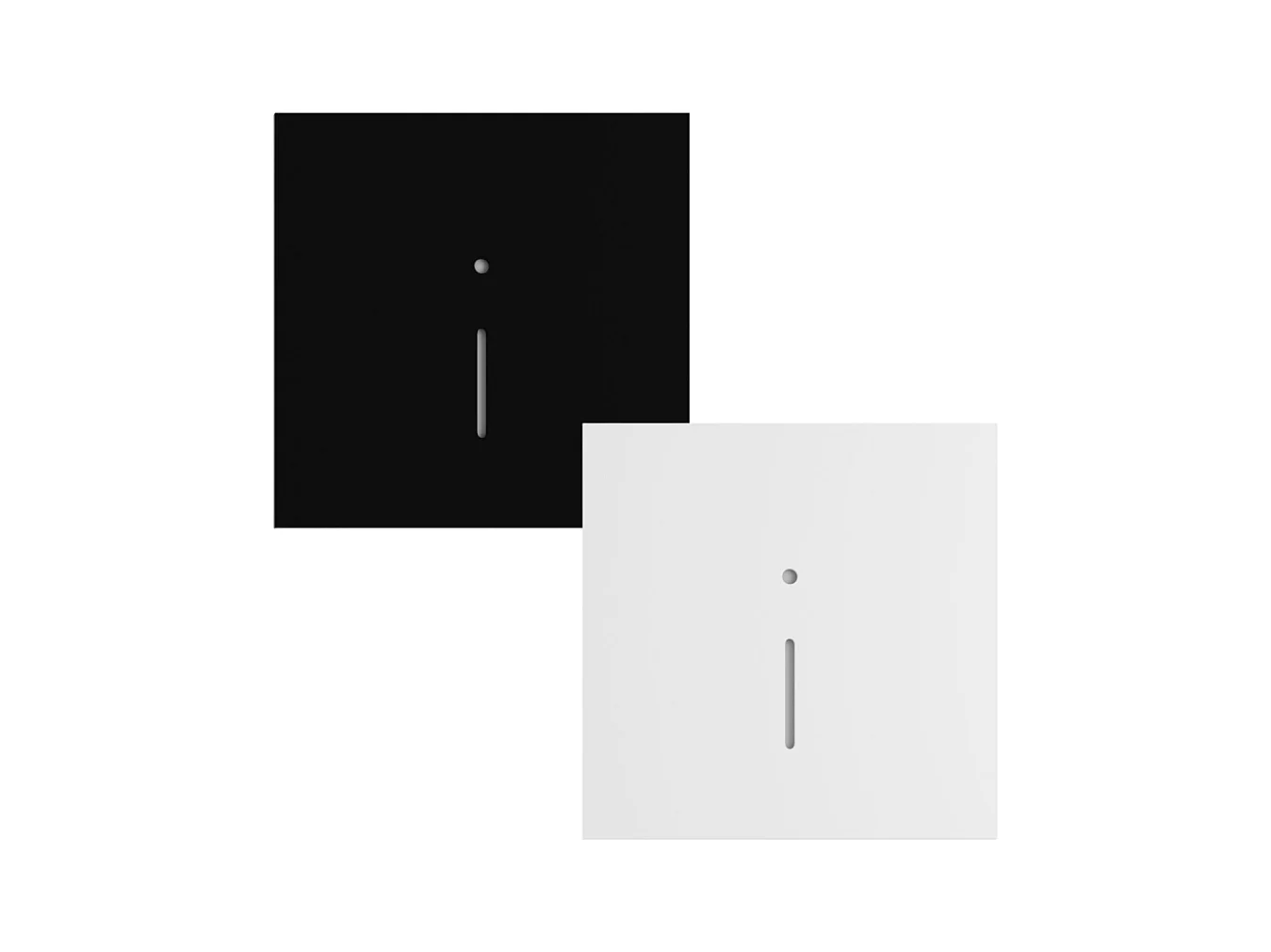 Beneito & Faure - Spot LED encastrable Lao 1,5 W - Capteur de présence et de crépuscule 2700 K/3200 K/4000 K - Noir et blanc