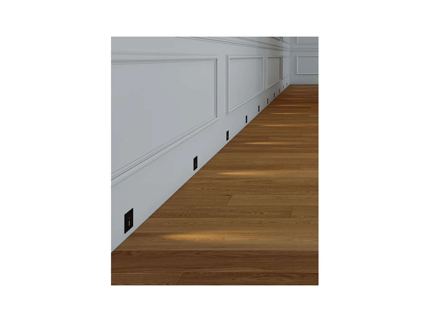 Beneito & Faure - Spot LED encastrable Lao 1,5 W - Capteur de présence et de crépuscule 2700 K/3200 K/4000 K - Noir et blanc