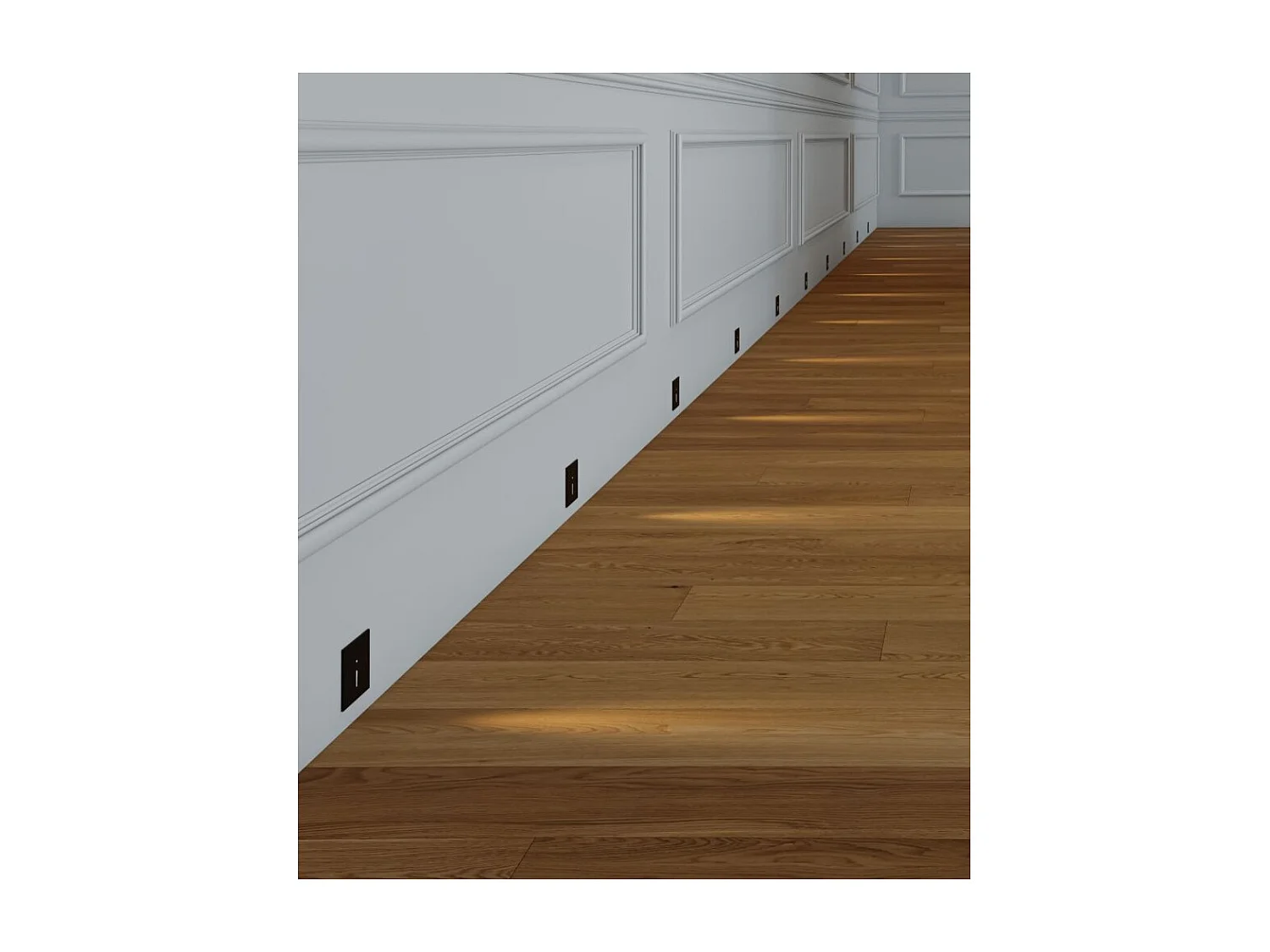 Beneito & Faure - Lao 1,5W LED inbouwspot - Aanwezigheids- en schemersensor 2700K/3200K/4000K - Zwart-wit