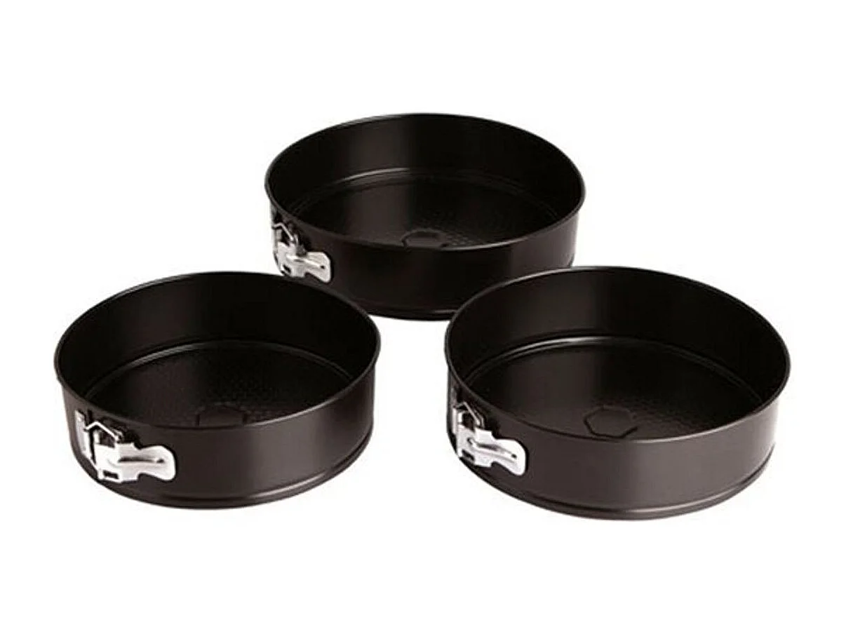 Set de 3 moldes desmontables Quid Sweet Grey 24/26/28 cm