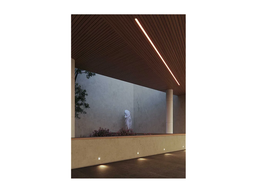 Luky - Beneito & Faure LED inbouwspot - 2W, Natuurlijk licht 4000K, 65° - Zwarte vierkante inbouwspot