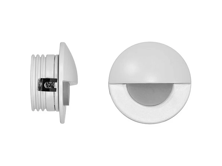 Ilo - Beneito & Faure LED-Einbau-Stufenleuchte - 2 W, 3000 K warmes Licht, 120 ° - Weiße runde Einbau-Wandleuchte