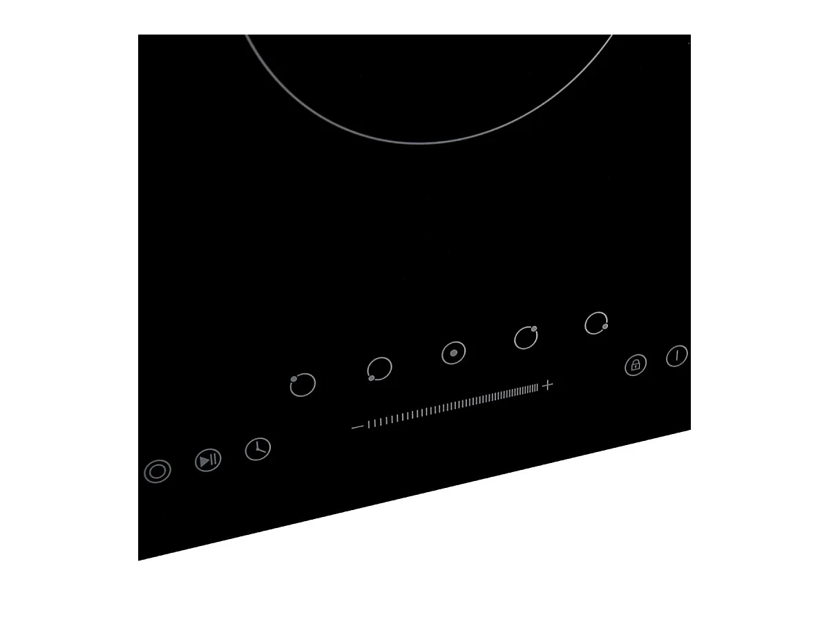 Placa vitrocerámica VidaXL 8500W 5 zonas negro 90 cm