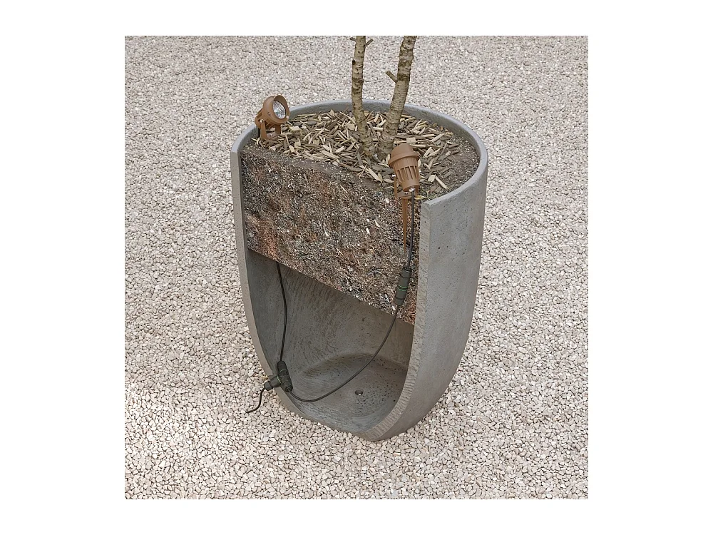 Złącze wodoodporne IP68 do oświetlenia zewnętrznego - kształt litery X - wysokie bezpieczeństwo 16 A 240 V Beneito & Faure - wtyczka, gniazdo