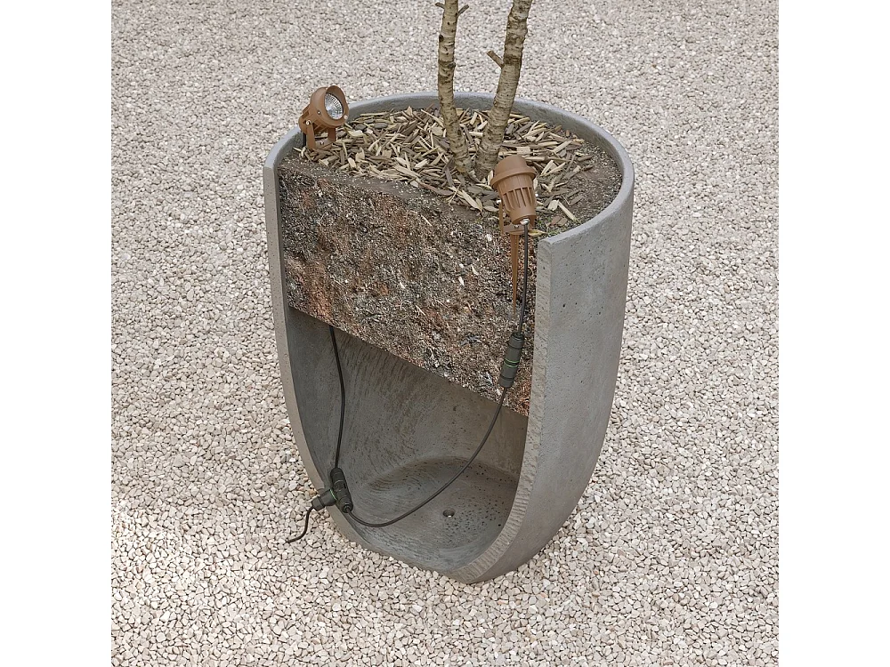 IP68 waterdichte connector voor buitenverlichting - X-vorm - hoge beveiliging 16A 240V Beneito & Faure - stekker, stopcontact