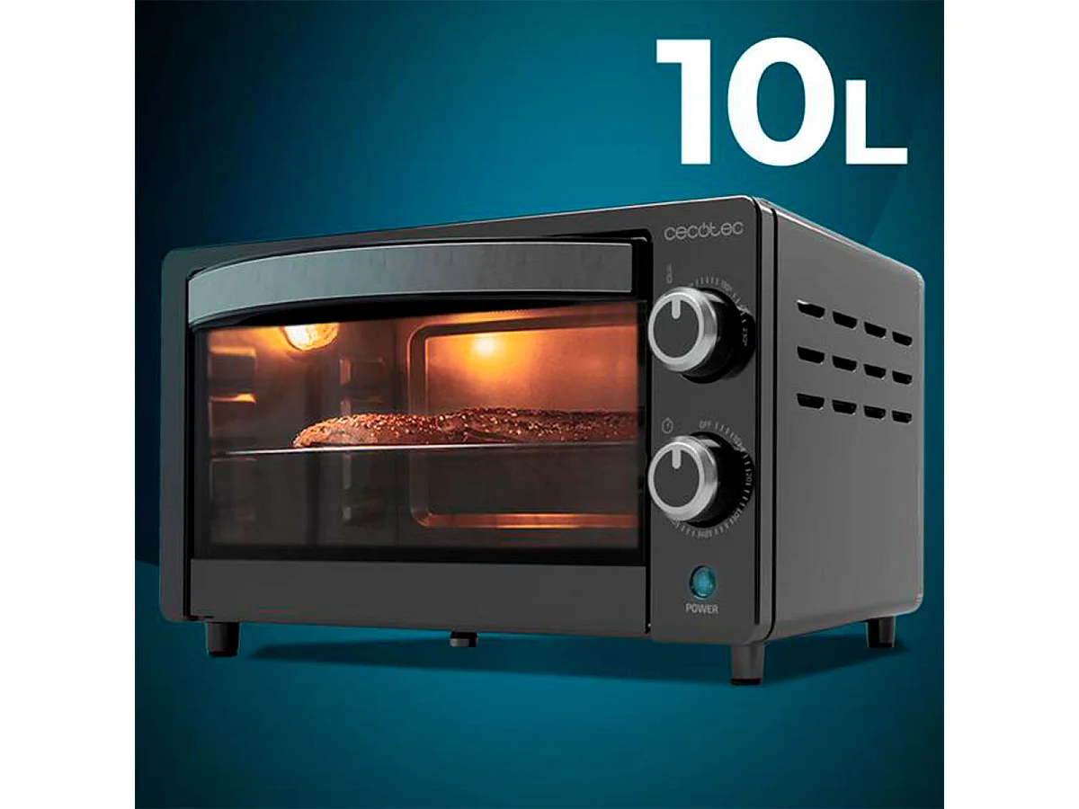 Horno de sobremesa Cecotec Bake&Toast 1090 1000W 10L negro