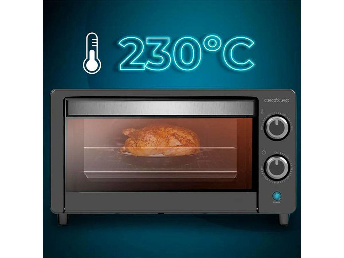 Horno de sobremesa Cecotec Bake&Toast 1090 1000W 10L negro