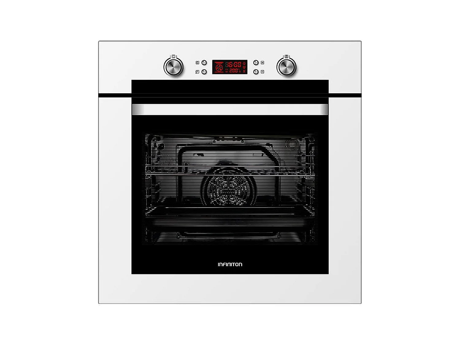 Horno multifunción Infiniton 70WH19 70L 3000W 9 funciones blanco 59,5x59,5x54 cm