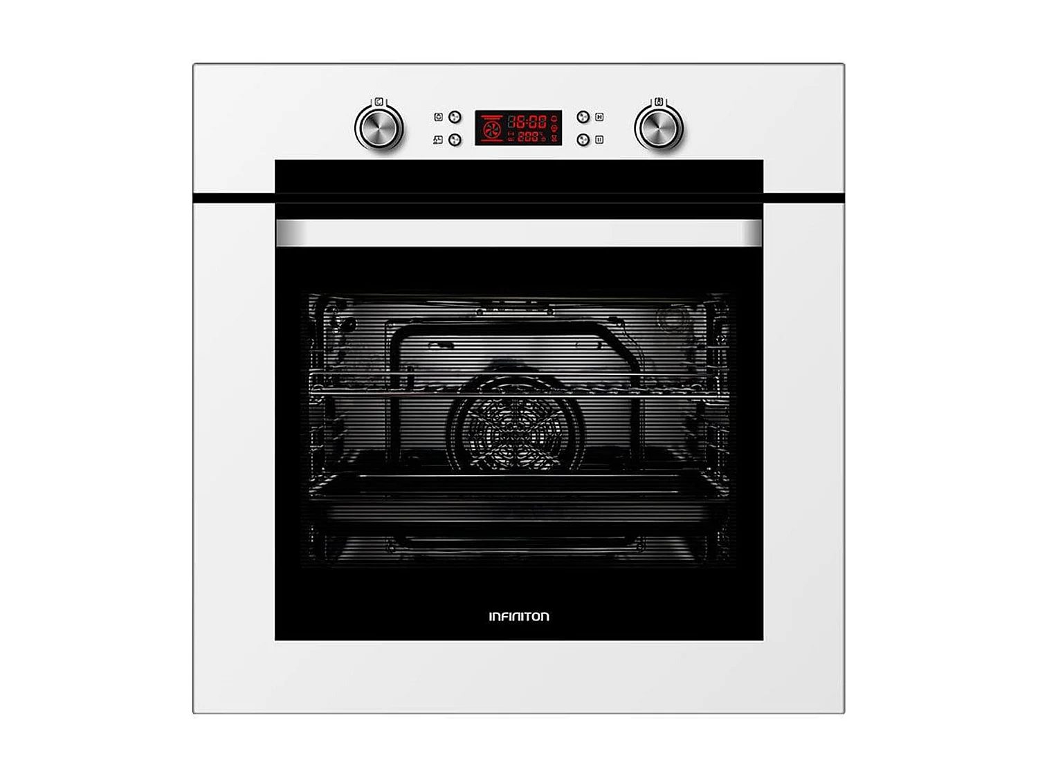 Horno multifunción Infiniton 70WH19 70L 3000W 9 funciones blanco 59,5x59,5x54 cm