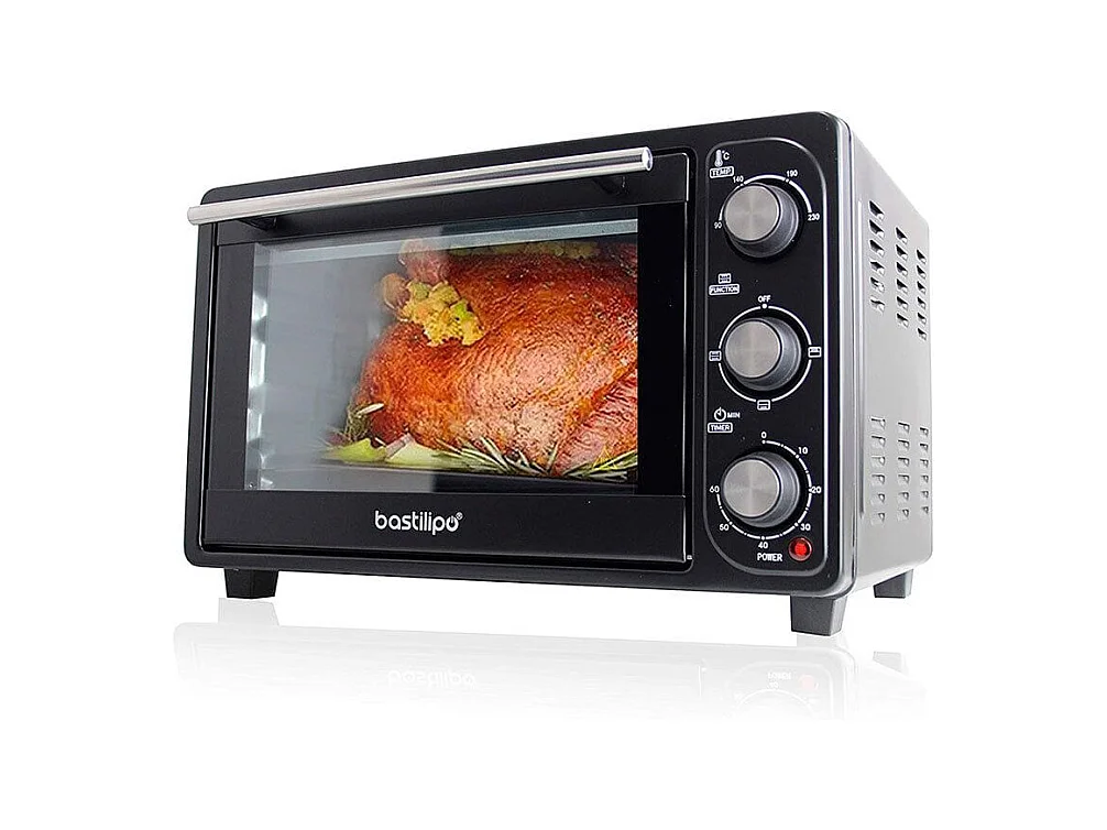 Horno de sobremesa Roma Black Bastilipo 23L 1500W negro 34,3x47,4x29,5 cm