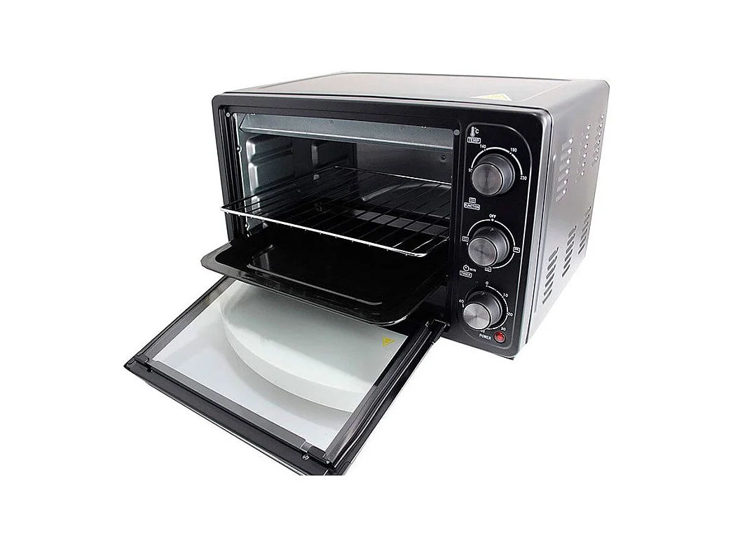 Horno de sobremesa Roma Black Bastilipo 23L 1500W negro 34,3x47,4x29,5 cm