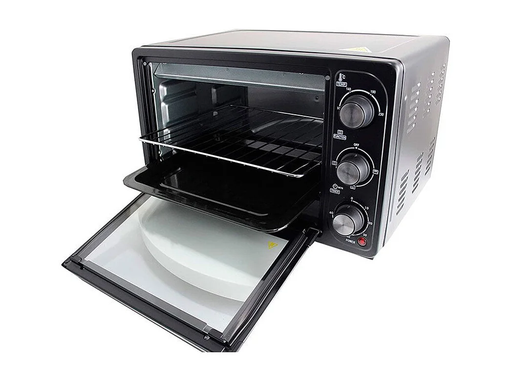 Horno de sobremesa Roma Black Bastilipo 23L 1500W negro 34,3x47,4x29,5 cm
