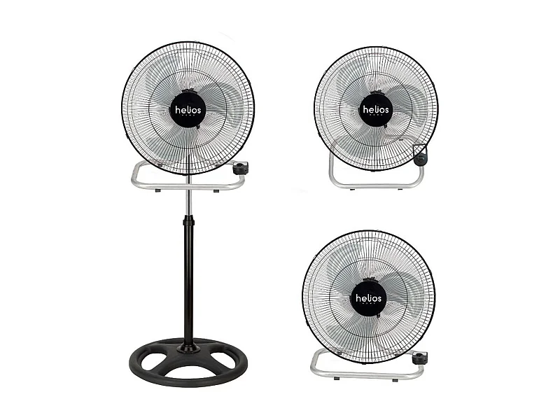 Ventilador Tramontana Helios Home 55W 3 en 1 negro Ø50 cm