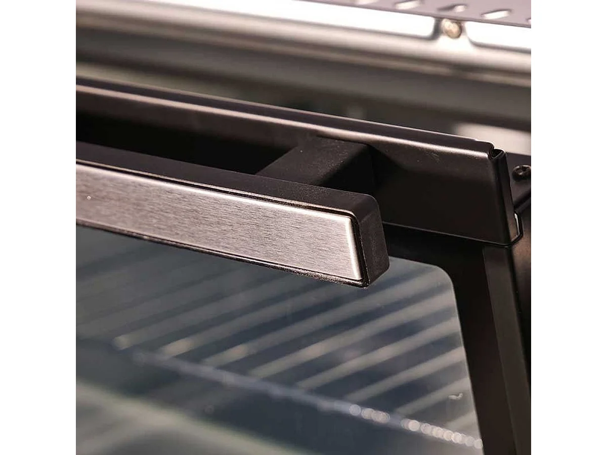 Horno de sobremesa Infiniton HSM-12N18 18L 1200W con temporizador negro 28,5x42,6x32,8 cm