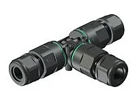 IP68 waterdichte connector voor buitenverlichting - T-vorm - Hoge beveiliging 16A 240V Beneito & Faure - Stekker, stopcontact
