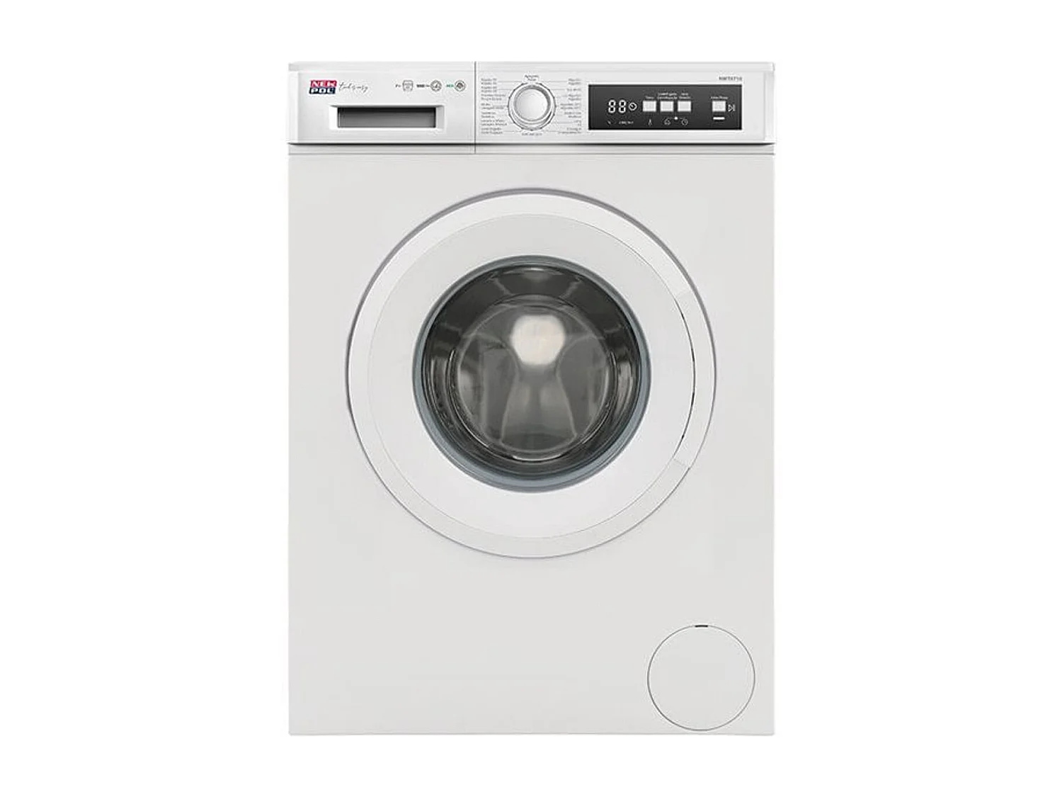 Lavadora carga frontal New Pol NWT0710 7Kg 1000 rpm D Blanco