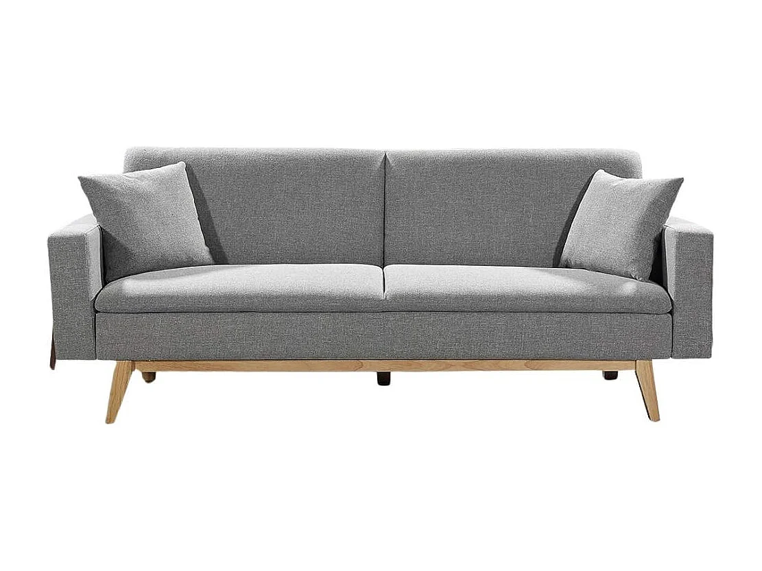 Sofá cama Indiana 2 plazas gris 84x206x74 cm
