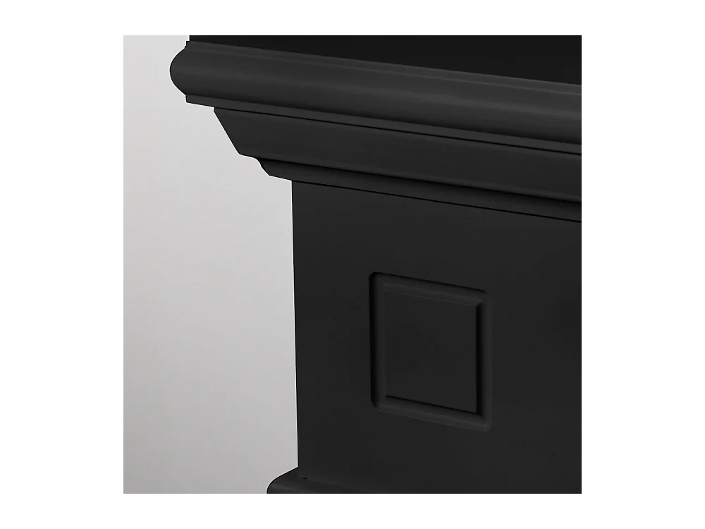 CAMBRIDGE elektrische haard, staande haard, zwart hout, 110x36x100h