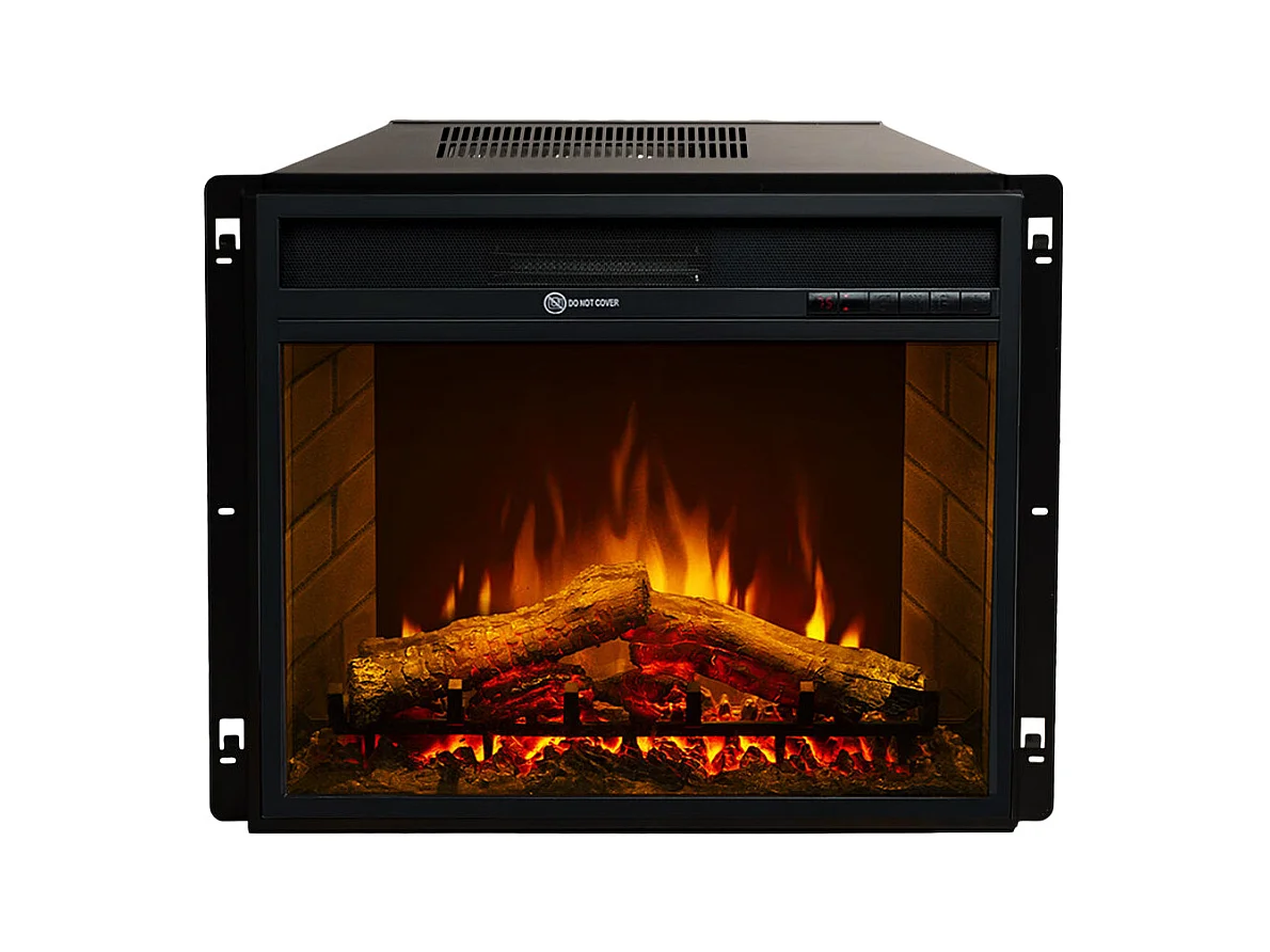 Insert de cheminée électrique encastrable OREGON L58 X P17 X H52