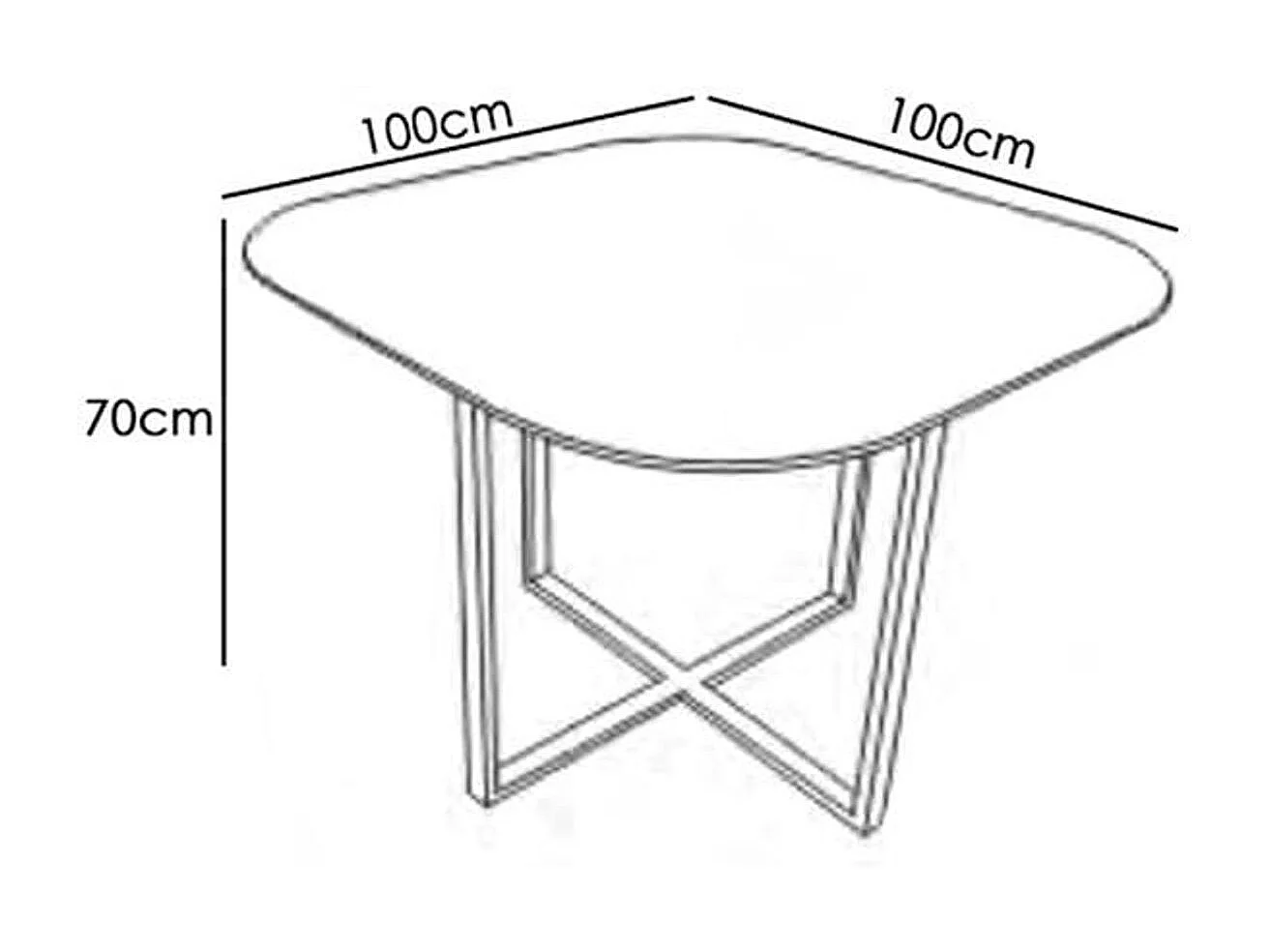 Conjunto mesa comedor fija + 4 sillas Teca blanco