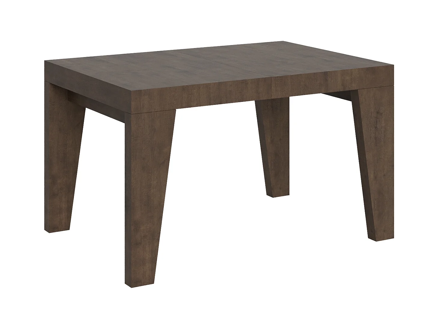 Uitschuifbare tafel 120/380x90 cm Naxy notenhout