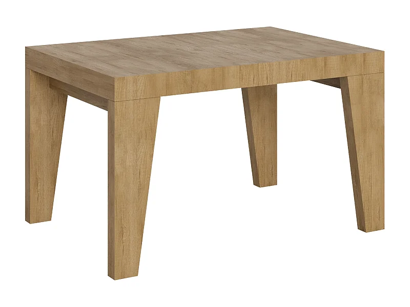 Uitschuifbare tafel 120/380x90 cm Naxy natuurlijk eiken