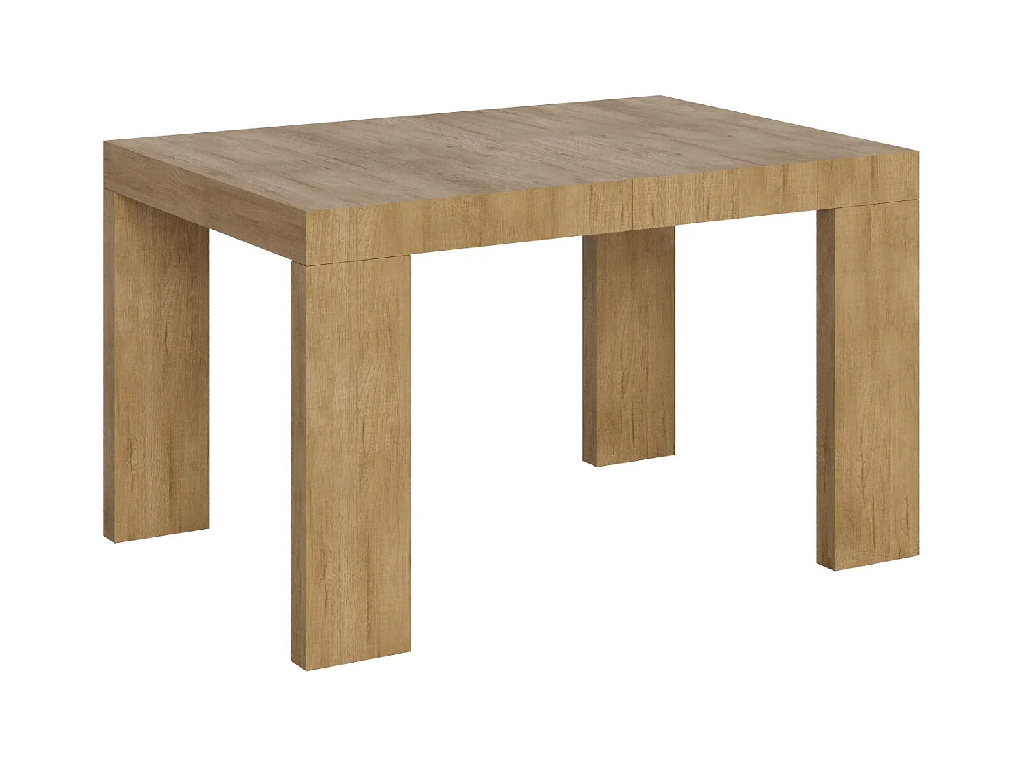 Tavolo allungabile 120/380x90 cm Roxell quercia natura