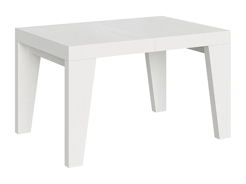 Table extensible 120/380x90 cm Naxy frêne blanc