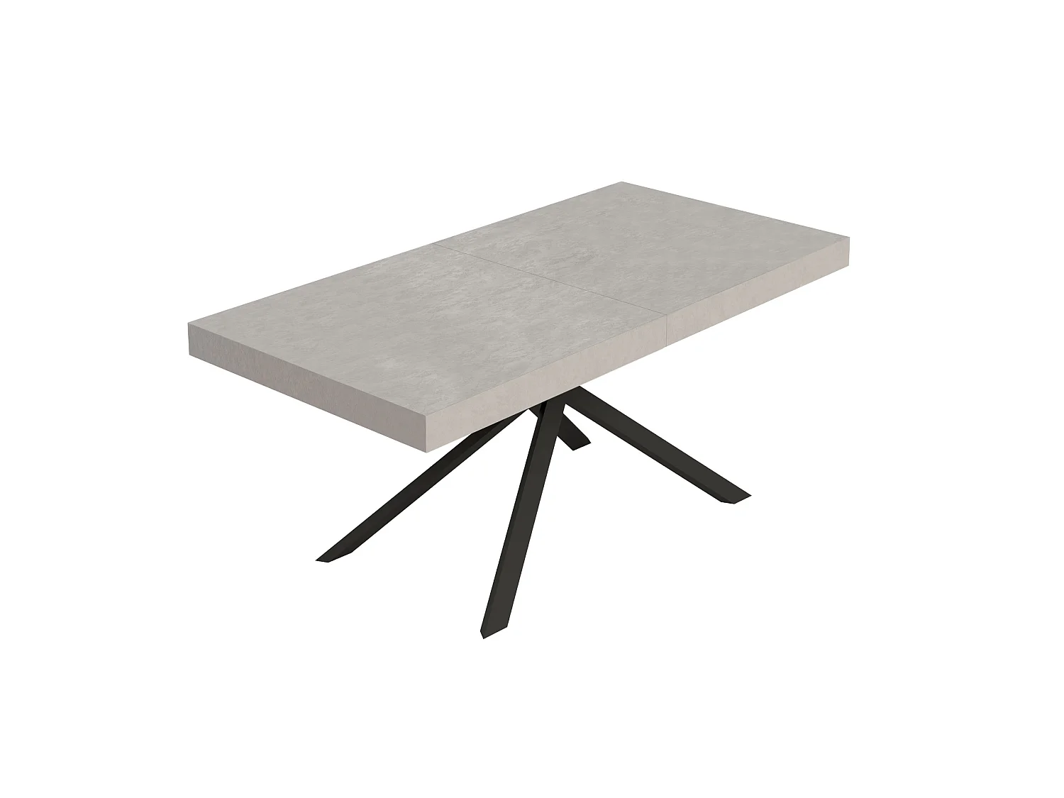 Niket Cashmere Udtræksbord 180/440x90 cm med Antracitben