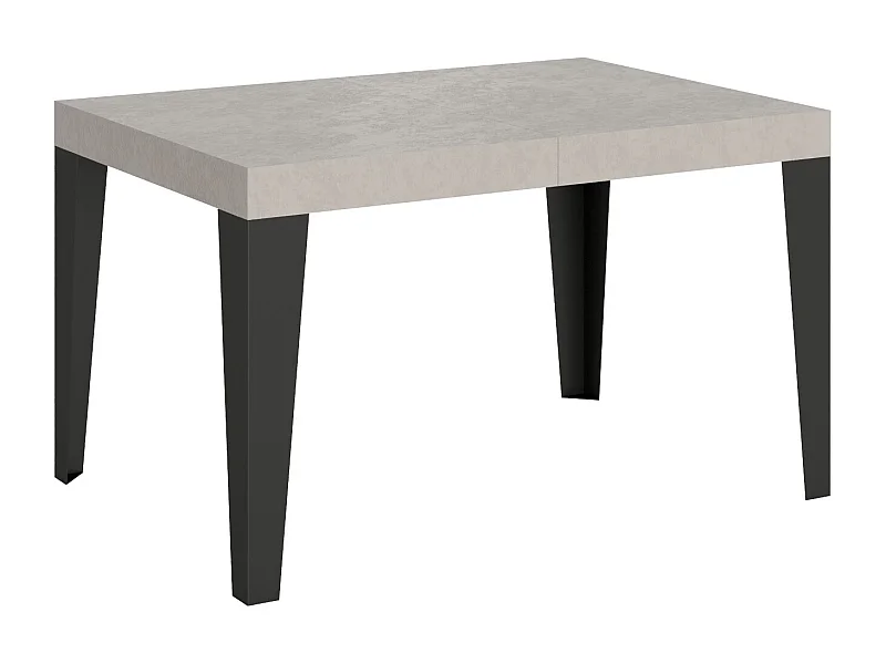 Mesa extensible 120/380x90 cm Flame cachemir patas antracita