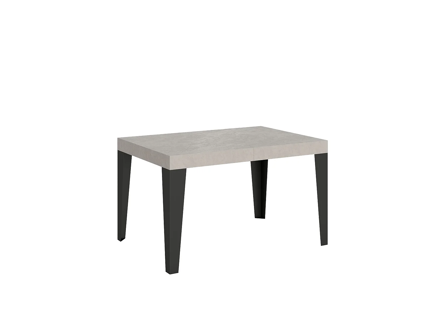 Stół rozkładany 120/380x90 cm nogi w kolorze kaszmirowym Flame w kolorze antracytowym