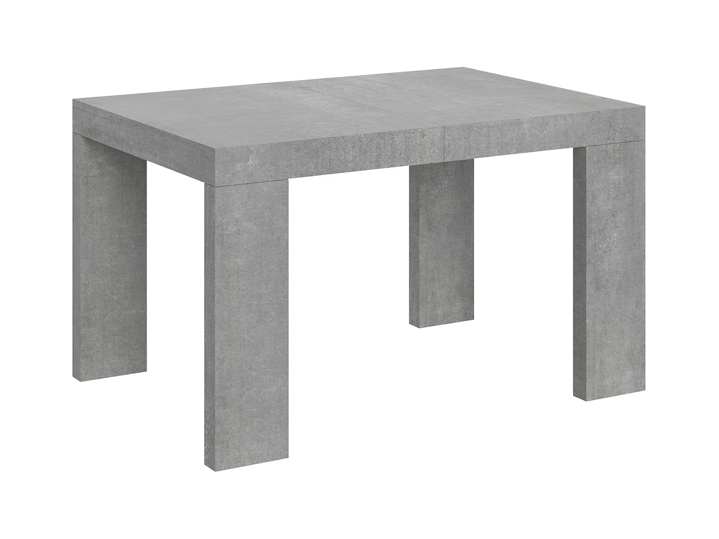 Roxell uitschuifbare tafel 120/380x90 cm beton